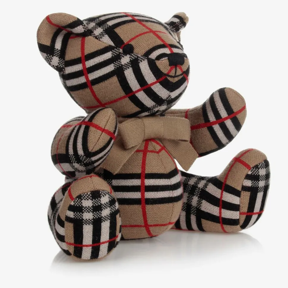Check Wool Thomas Bear (25cm)