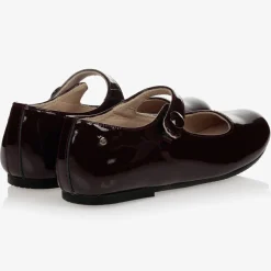 Dark Red Patent Leather Shoes