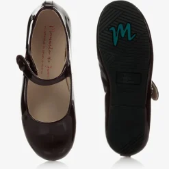 Dark Red Patent Leather Shoes