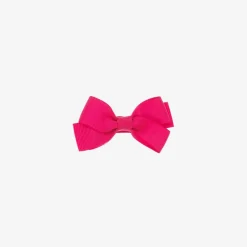 Fuchsia Pink Bow Hair Clip (7cm)