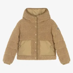Girls Beige Audrieu Teddy Fleece Jacket