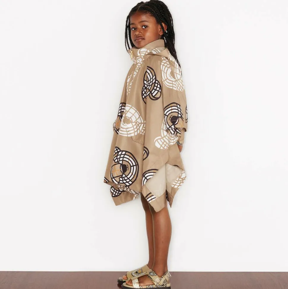 Girls Beige Thomas Bear Cape