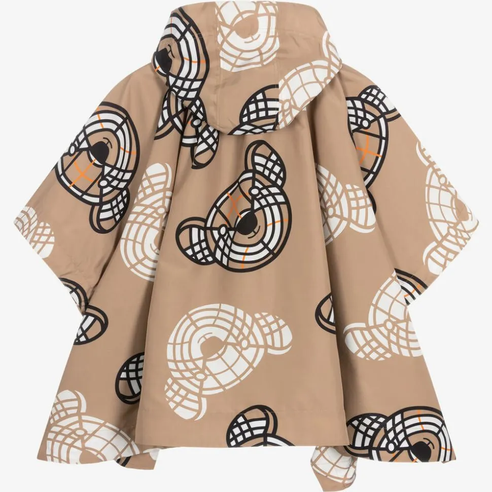 Girls Beige Thomas Bear Cape