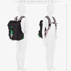 Girls Black Backpack (36cm)