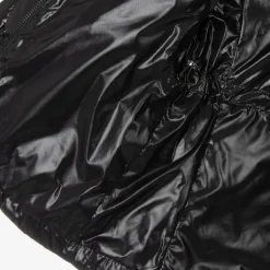 Girls Black Belted Down Jacket