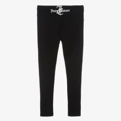 Girls Black Cotton Leggings