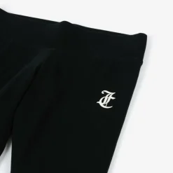 Girls Black Cotton Leggings