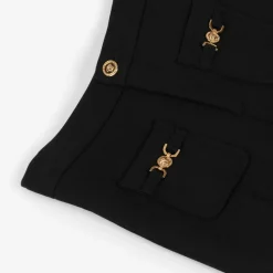 Girls Black Jersey Shorts