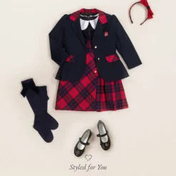 Girls Black Leather Bow Shoes