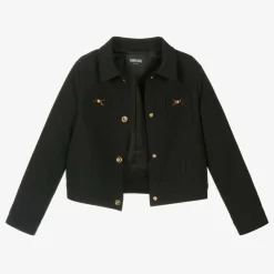 Girls Black Medusa Jacket