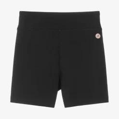 Girls Black Sports Shorts