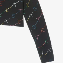 Girls Black Sports Top (UPF50+)