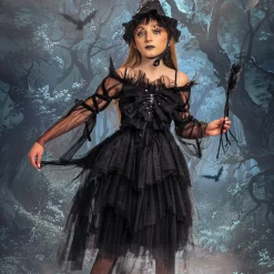 Girls Black Tulle Tutu Dress