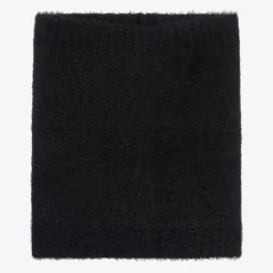 Girls Black Wool & Cashmere Snood