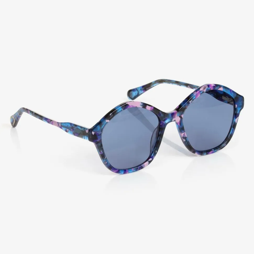 Girls Blue & Pink Sunglasses