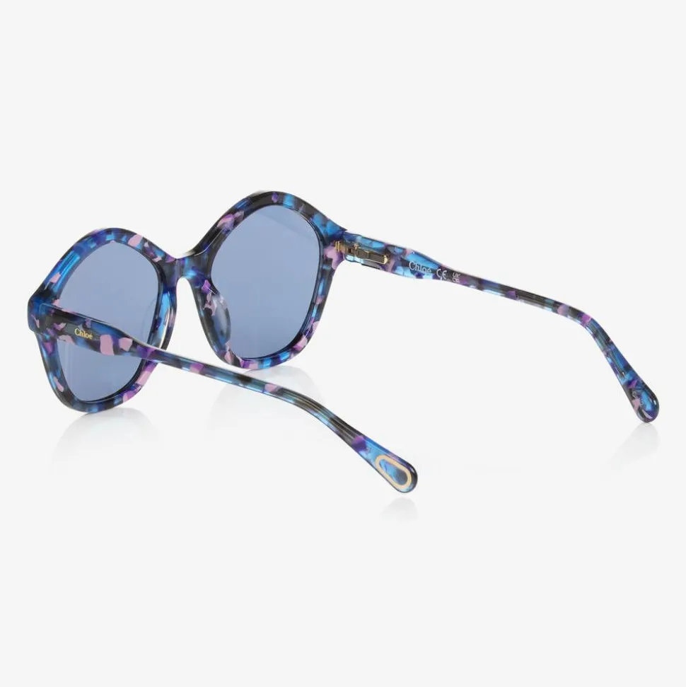 Girls Blue & Pink Sunglasses