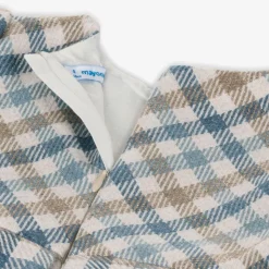 Girls Blue Check Dress