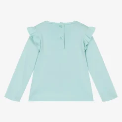 Girls Blue Cotton Top