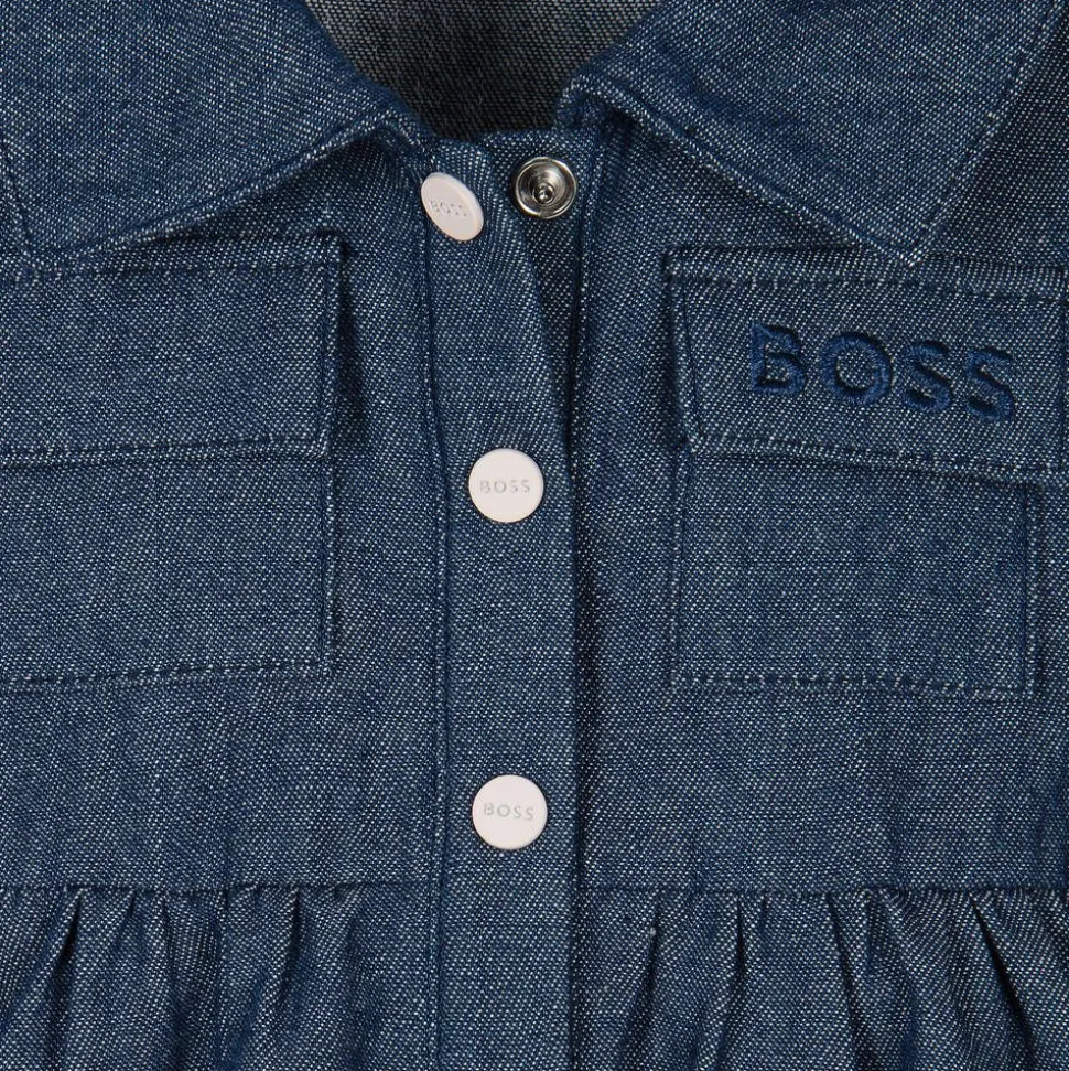 Girls Blue Denim Dress