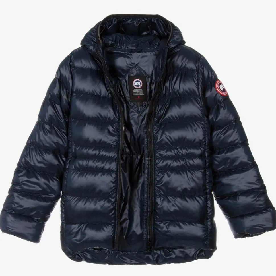 Girls Blue Down Padded Cypress Jacket