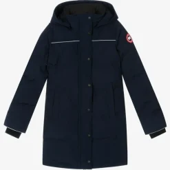 Girls Blue Down Padded Juniper Parka Coat