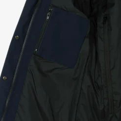 Girls Blue Down Padded Juniper Parka Coat