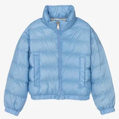 Girls Blue Down Padded Musa Jacket