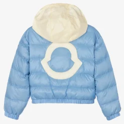 Girls Blue Down Padded Musa Jacket