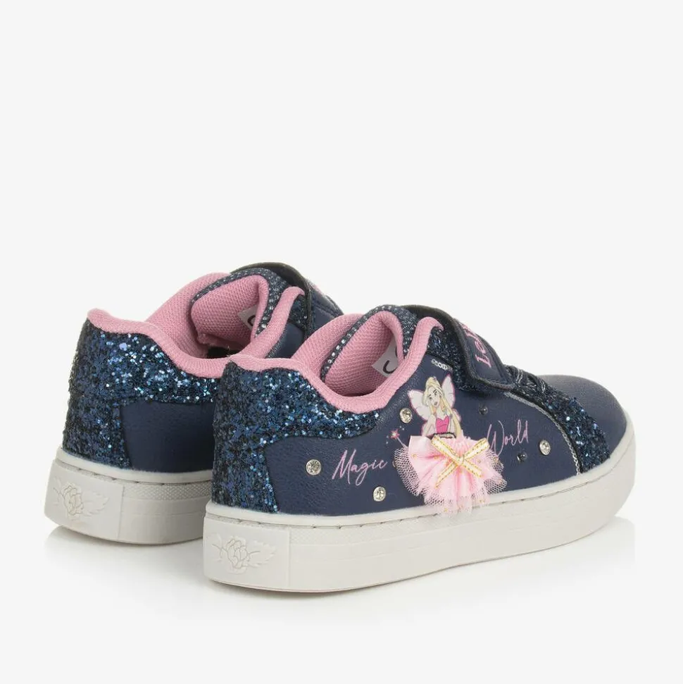 Girls Blue Fairy Light-Up Trainers