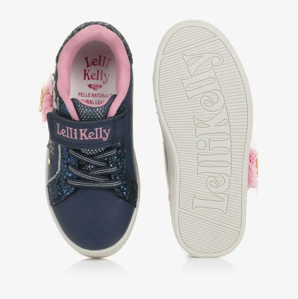 Girls Blue Fairy Light-Up Trainers