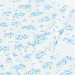 Girls Blue Heavenly Hydrangeas Cotton Pyjamas