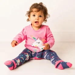 Girls Blue It's Just A Fairytale Leggings