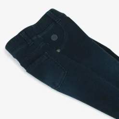 Girls Blue Jersey Jeggings