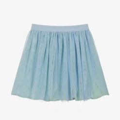 Girls Blue Tulle Skirt