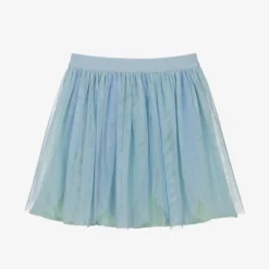 Girls Blue Tulle Skirt
