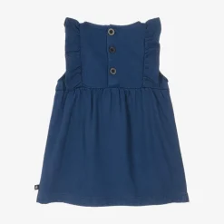 Girls Blue Twill Dress