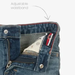 Girls Blue Washed Denim Skirt