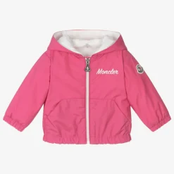 Girls Bright Pink Evanthe Hooded Jacket