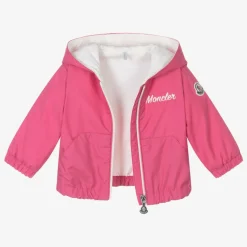 Girls Bright Pink Evanthe Hooded Jacket