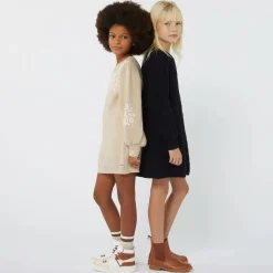 Girls Brown Leather Chelsea Boots