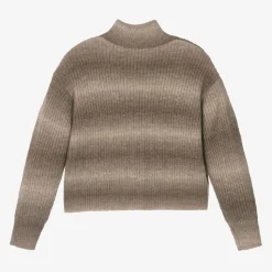 Girls Brown Sweater