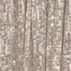 Girls Gold & Silver Sequin Tiered Dress