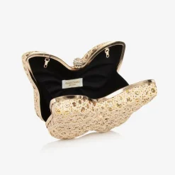 Girls Gold Butterfly Bag (14cm)