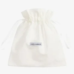 Girls Gold Leather Logo Shoes