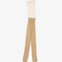 Girls Gold Lurex Tights