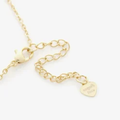 Girls Gold Plated Bow Necklace (44cm)