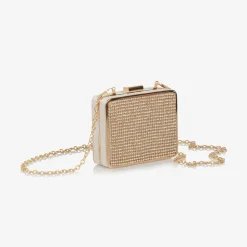 Girls Gold Rectangular Bag (12cm)