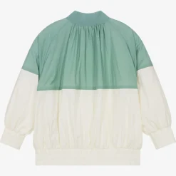 Girls Green & Ivory Aine Jacket
