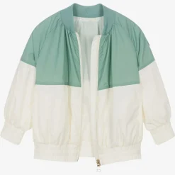Girls Green & Ivory Aine Jacket