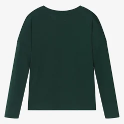 Girls Green Organic Cotton Top